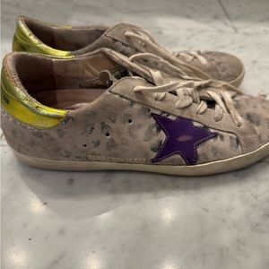Golden Goose Sneakers with Yellow Heel